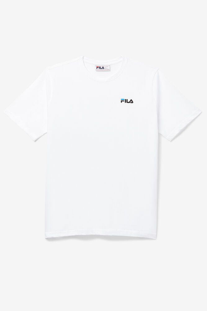 Fila T-Shirt Herre Hvide Shoe Tower LOU-746021